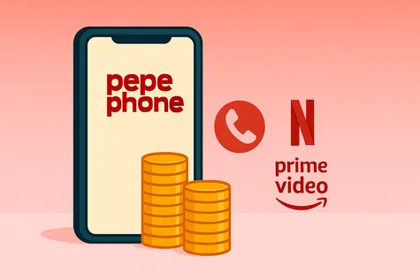 Smartphone Pepephone con monedas y extras; ofertas Pepephone y su tarifa más barata.