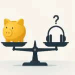 Ventajas y desventajas de operadores móviles low cost: balanza compara ahorro y atención al cliente.