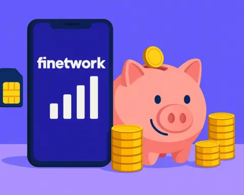 Smartphone Finetwork, hucha rebosante; ofertas y tarifas muy baratas de Finetwork.