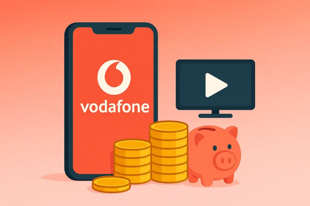 Smartphone Vodafone con servicios adicionales; ofertas Vodafone y su tarifa "más barata".