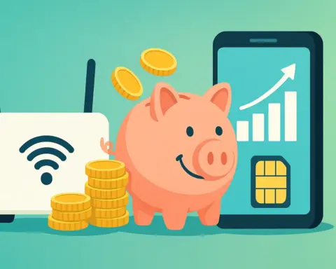 Router, móvil y hucha rebosante; ofertas de fibra y móvil más baratas del mercado.