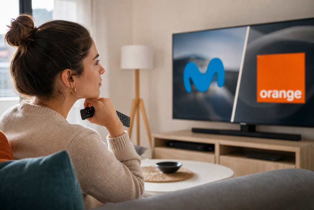 Movistar vs Orange: comparativa completa de tarifas, TV y fútbol